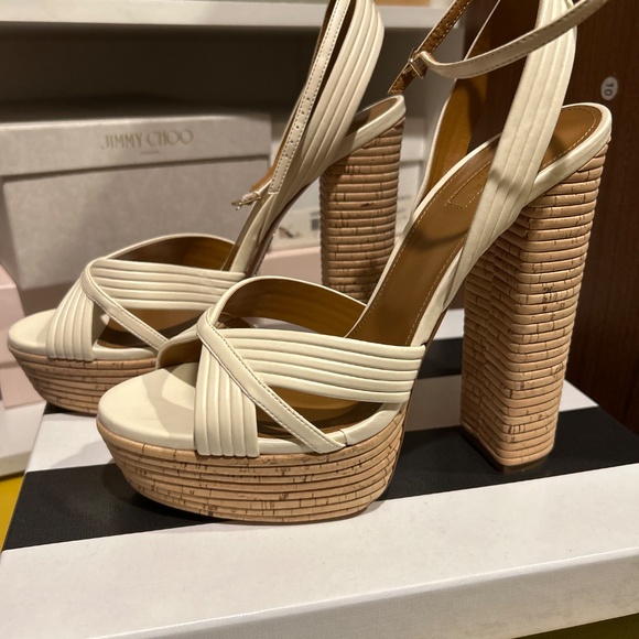 Never Worn Aquazzura Sundance platform heel 140 - Picture 3 of 5